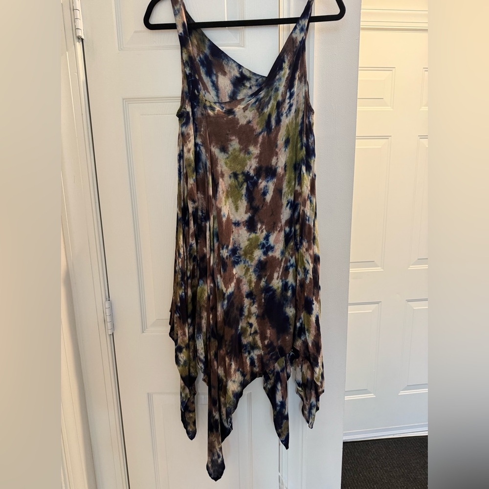 Multicolor Tie-Dye Women Dress